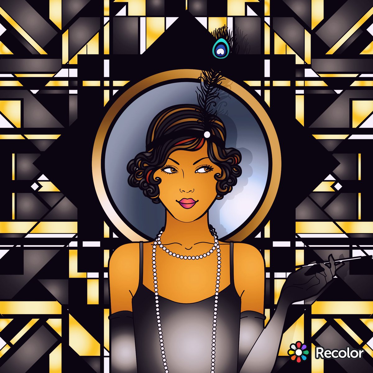 DoctorAsha's tweet photo. Me and my niece rediscovered coloring apps and now I think might be addicted. @recolor_app #coloringbook #ArtTherapy #coloringapps #recolor My examples https://t.co/y0fcvzaRAO