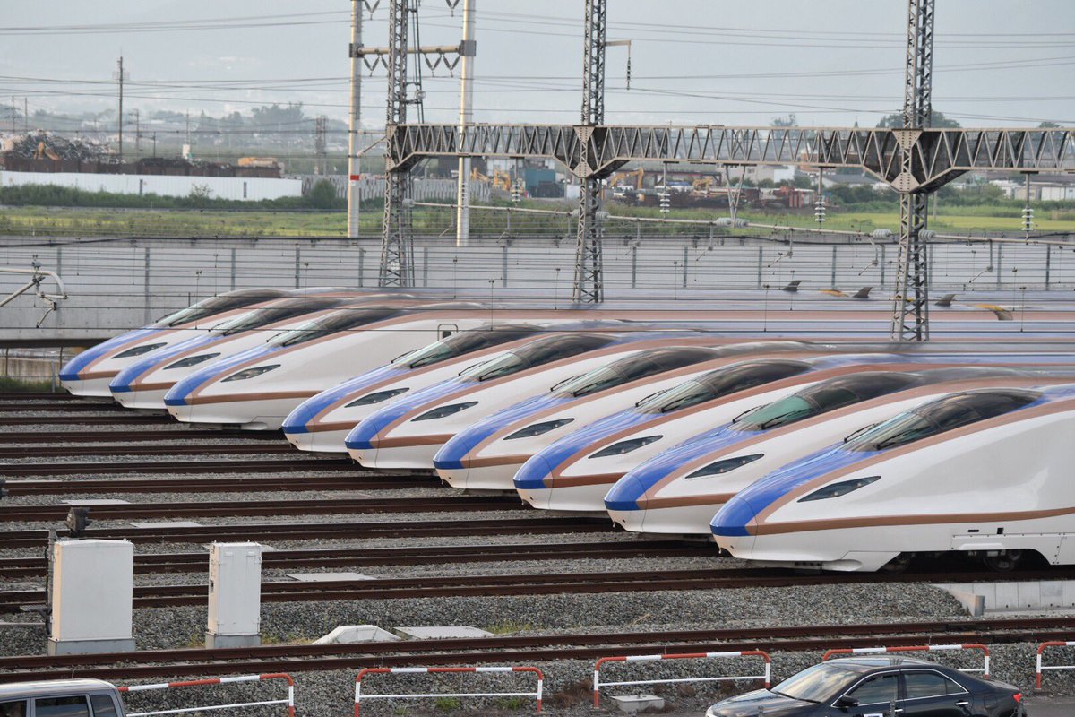 くうこう Nicoairport Sur Twitter こんなにたくさんの E7 W7系が留置してますが日中は1台もいなくなっちゃうですよね 朝の始発前か最終の到着後の夜中でないとこの台数は見れないですね 北陸新幹線 E7系 W7系 長野新幹線車両センター くうこう Nicoairport Sur Twitter こんなにたくさんの E7 W7系が留置してますが日中は1台もいなくなっちゃうですよね 朝の始発前か最終の到着後の夜中でないとこの台数は見れないですね 北陸新幹線 E7系 W7系 長野新幹線車両センター