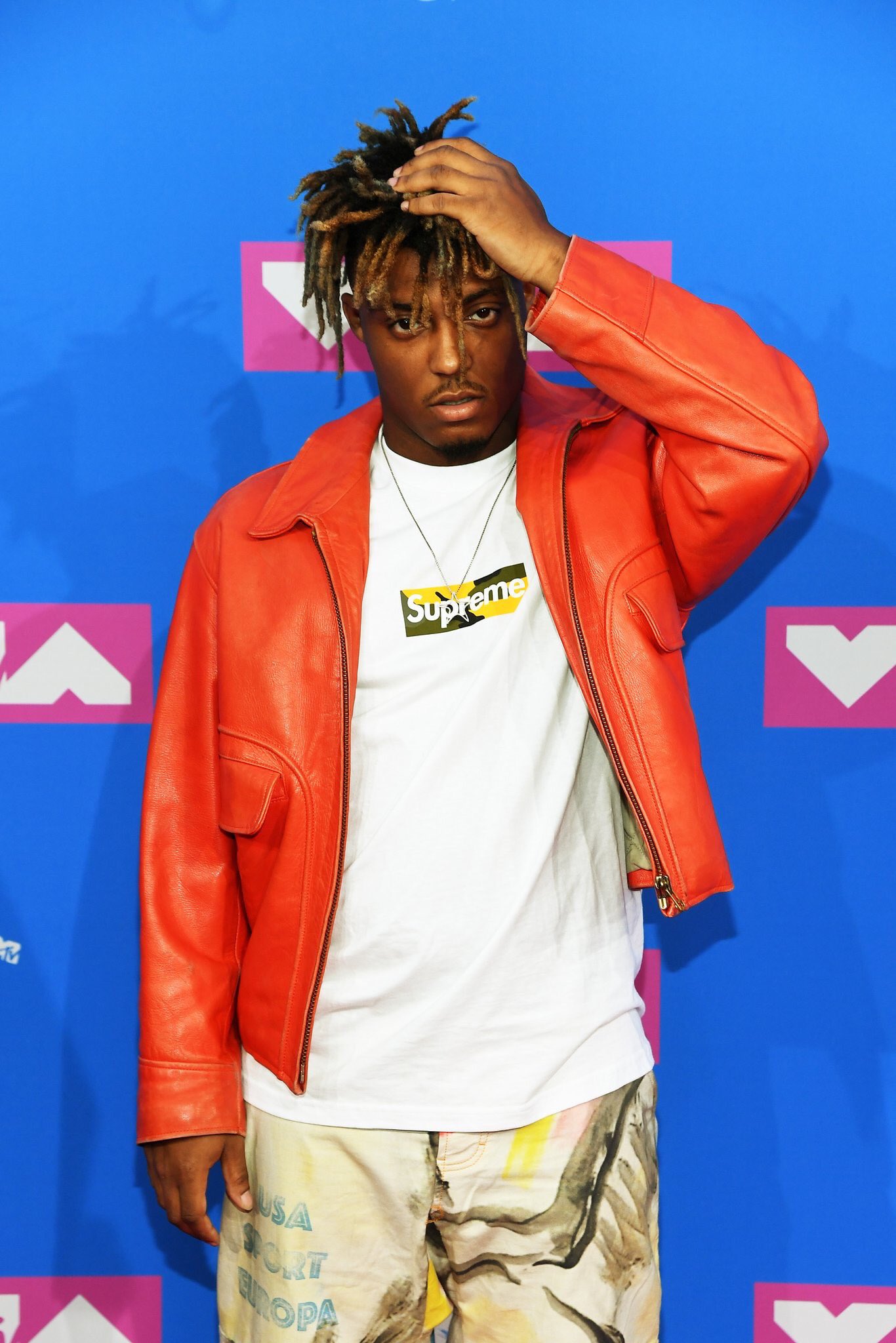 GRAILED on X: Juice WRLD wears Yohji Yamamoto F/W 91 leather jacket and  Supreme “Brooklyn” Box Logo T-shirt from #grailed at the @MTV #VMAs   / X