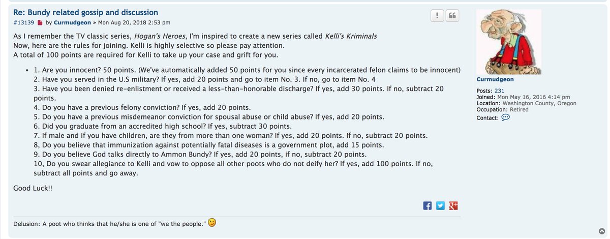 3Seimen's tweet photo. Little gem from Fogbow I thought I'd share. My score? Was down to zero then i got to the last one and it didn't matter.
#Oregonstandoff #Bundycult #seimISIS
Gavin Seim Is An Asshole™
@ryanbundygov @BundyRanch
cRyan Bundy is a Terrorist™ https://t.co/fMJRe58djQ