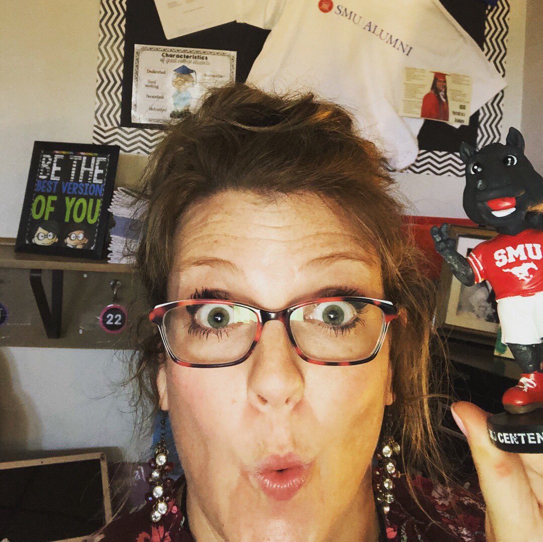 1st wonderful day back with a new group of fabulous firsties and I received an awesome new Peruna the Pony bobble head to add to our SMU collection!  #PonyUp <a href="/noexcusesu/">NO EXCUSES U</a> <a href="/BearCreekElem/">Bear Creek</a> <a href="/SMU/">SMU</a>