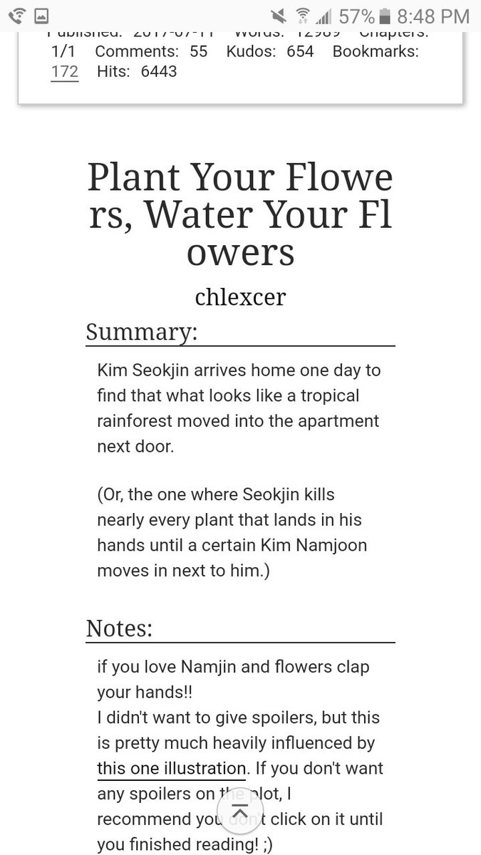 Plant Your Flowers, Water Your Flowers by chlexcer• i read so much fantasy theres magic elements here too• sweet• ft. adorable crushes • jin cant plant to save his life and is jealous joon can https://archiveofourown.org/works/11467893 