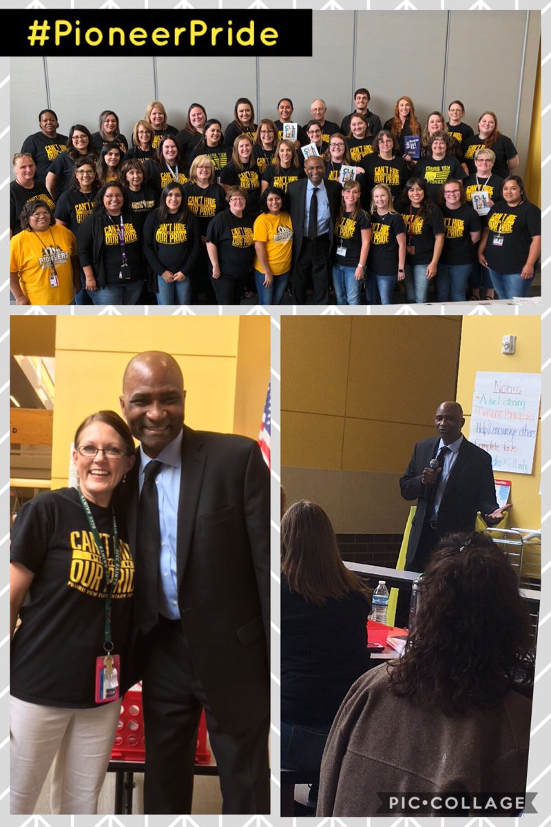 kmhkansas's tweet image. Thank you @Principal_EL for starting our year w/ a motivating message, inspiring us to reach our kids where they are! We LOVED having you visit. PVE is committed, compassionate, consistent &amp;amp; creating a positive school culture! #PioneerPride @PVEPioneers #EveryLearnerEveryday