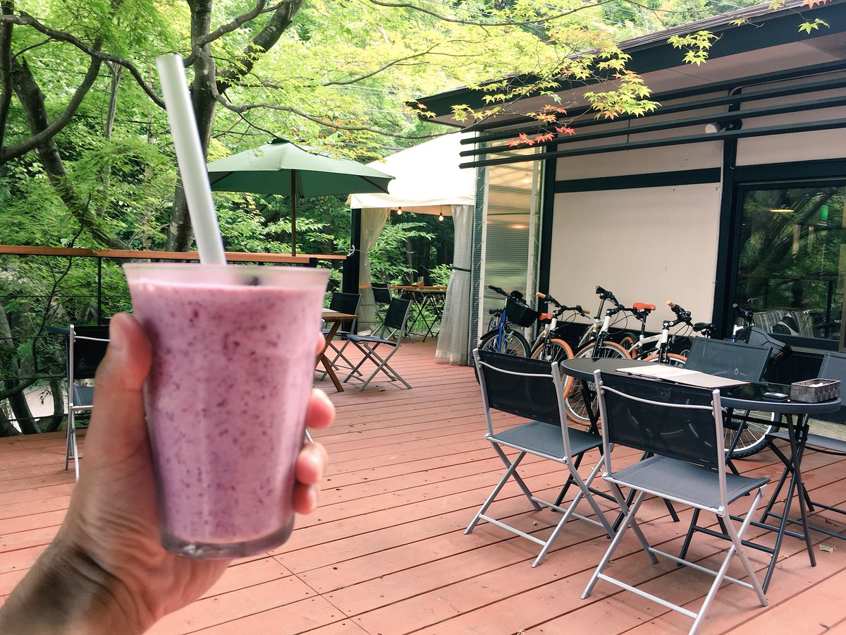 sandy_caad8's tweet photo. 猿座カフェで休憩☕️
レンタサイクルもやってて緑に囲まれた落ち着いた場所。サイクルステーションとしても活用できる便利スポット！
#志賀高原ロングライド
#ツールドニッポン
#猿座カフェ
#サイクリング
#ロードバイク
#サイクルステーション https://t.co/G0Yhmg2xeb