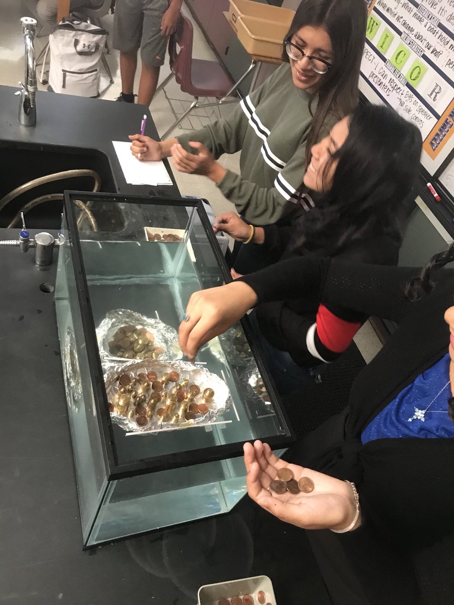 msadamkavicius's tweet photo. @MrCasey025 may have the upper hand with the most pennies SO FAR, but I have some motivated 8th graders that are hungry for a victory tomorrow! Cue the music, 🎵It’s the final countdown!🎵 #thinklikeanengineer #collaborate #demonstraterespect https://t.co/zuPhLgz35D