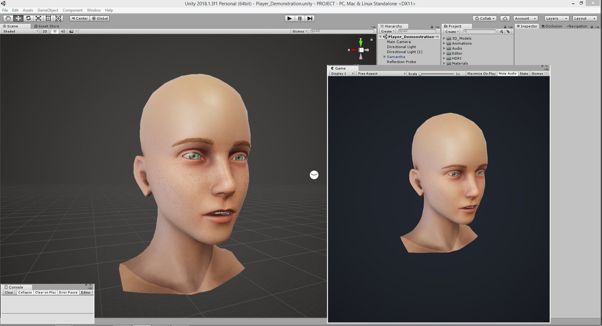 This is a bit outside of my skill set, but it had to be done. 15 yr-old female character, texturing in Substance Painter. Ignore her silly expression, her mouth needs to be hanging open so I can rig it with joints to make a facial animation rig later.