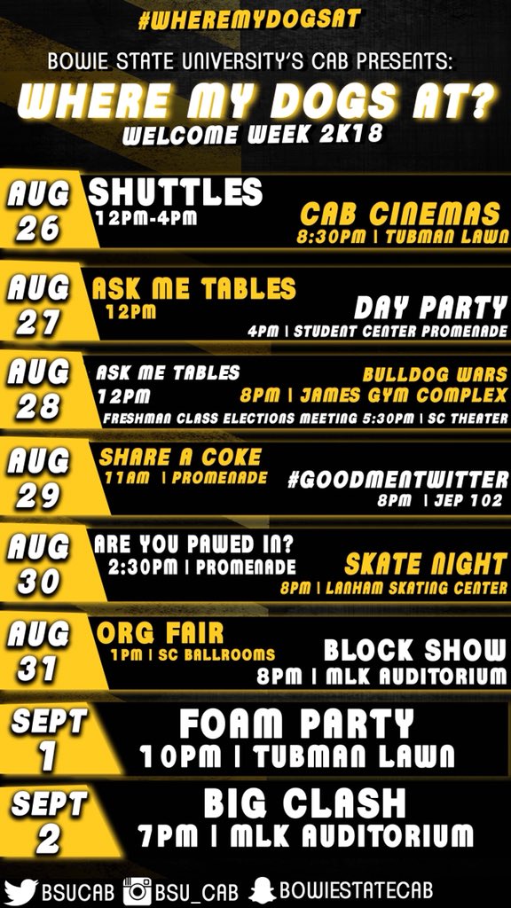 Bowie State Campus Activities Board tweet media