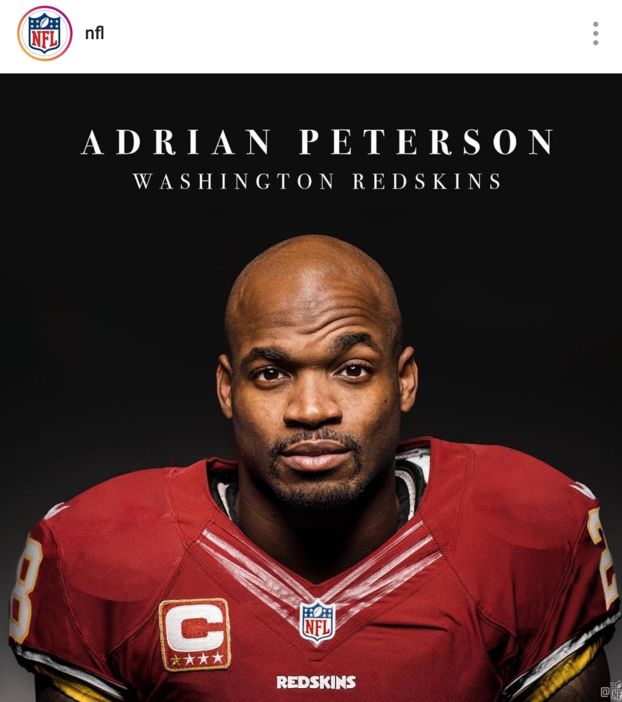 adrian peterson redskins jersey