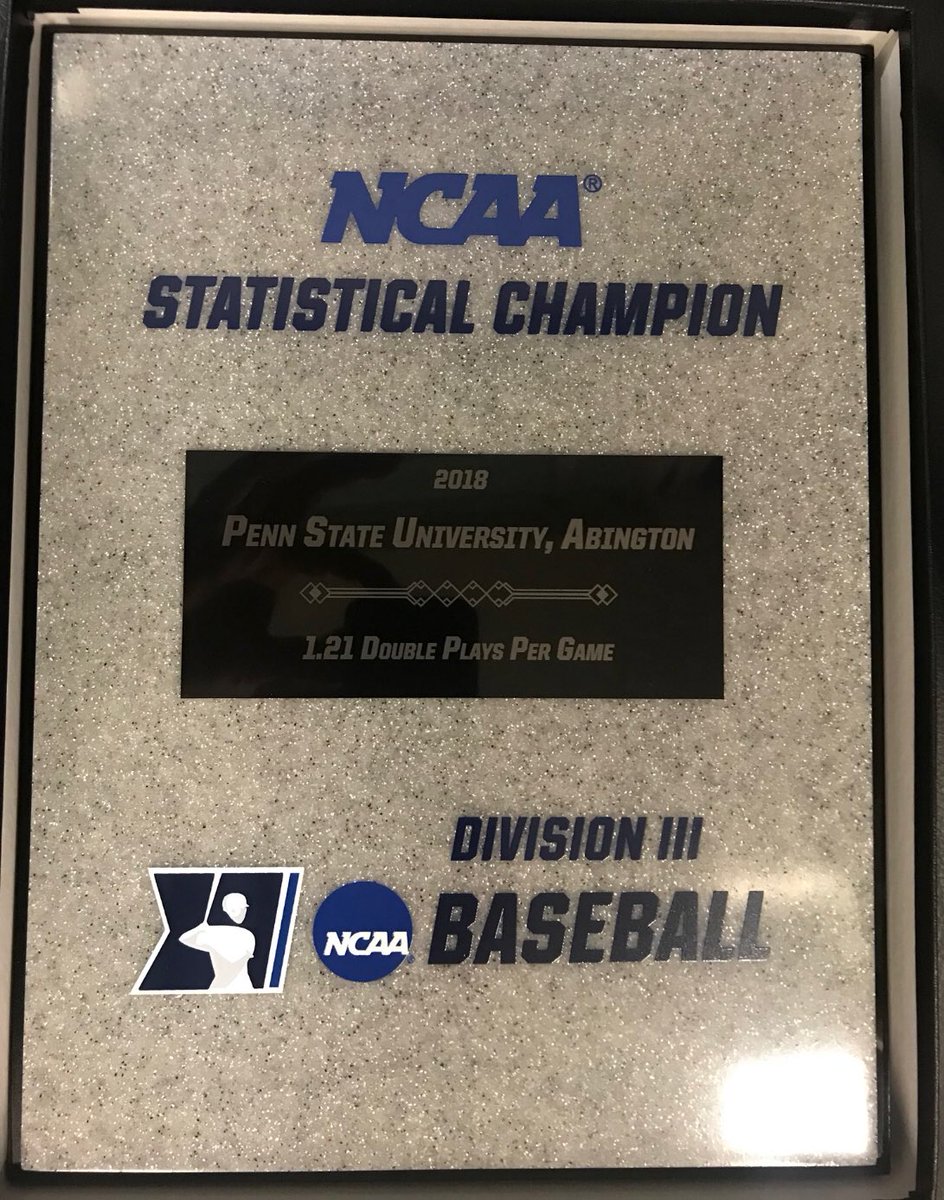 BSBRecruit_App's tweet photo. Congrats @CoachBrooksPSU and @PSUabington winning @NCAA Statistical Champion for most DP’s per game @ 1.21 *one of the camps we tweeted out. Infielders will get great work! #baseballRecruit #training #ncaa #statChamp #infieldChatter https://t.co/BJ7YYRlu6h