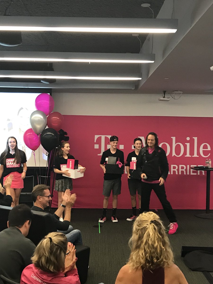JohnLegere's tweet photo. Happy to announce my CEO picks for #TMoChangemaker! Congrats to Echo Effect and The Yellow Tulip Project! @TMobile will fly you back to HQ to get 1:1 support AND join me on a Slow Cooker Sunday episode!!! https://t.co/Y08MRveYPT