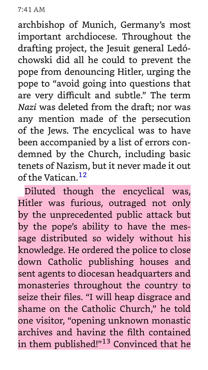 GreatHeretic's tweet photo. Look what I found. #PopePiusXI began making noises against #Hitler. Herr Hitler ordered the police to seize incriminating evidence of #christian #clergy #sex #abuse. The pope promptly ordered the burning of all complaints against his clergy in #Germany.
#ReachedPeople https://t.co/hdf3lGvMZ7