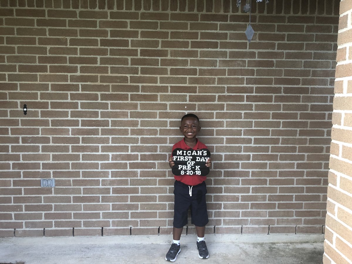 My ❤️headed to Pre-K @ReeceCubs