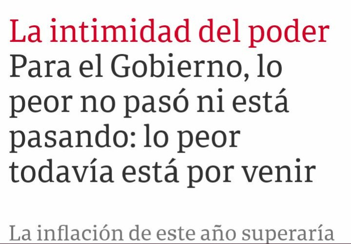 Ajuste, inflación , desempleo, FMI, tarifazos, caída del salario, endeudamiento... para el gobierno esto recién empieza.