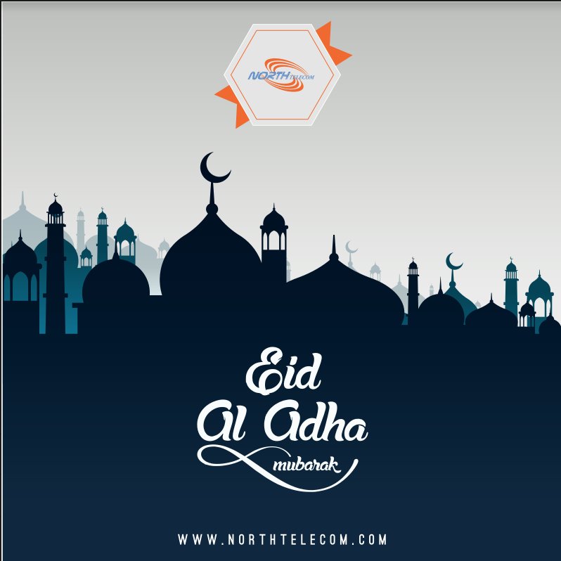 northtelecom's tweet photo. NorthTelecom wishes you and your loved ones a blessed Eid Mubarak.
@northtelecom #eidmubarak #satelliteservices #oilandgas #mvsat #broadcasting #vsat #broadband #teleports #NorthTelecomGroup https://t.co/Cao3sywsEE