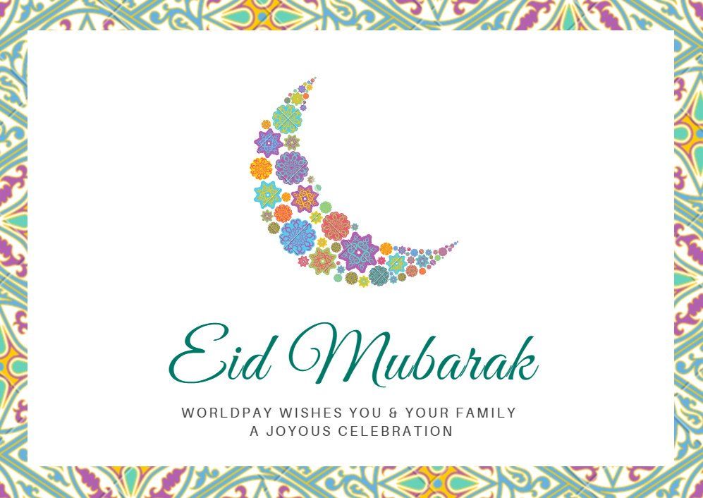 Worldpay_Global's tweet photo. #EidMubarak! Wishing you and your family a joyous celebration β¨ #WorldpayLife @WorldpayLife #EidAlAdha https://t.co/z1gNvarzvB