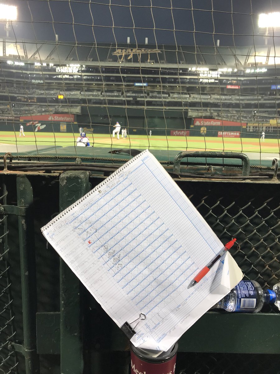 dprnesq's tweet image. @DaveKaval @keepscore33 @Athletics 
Keeping score on the #DiamondLevel