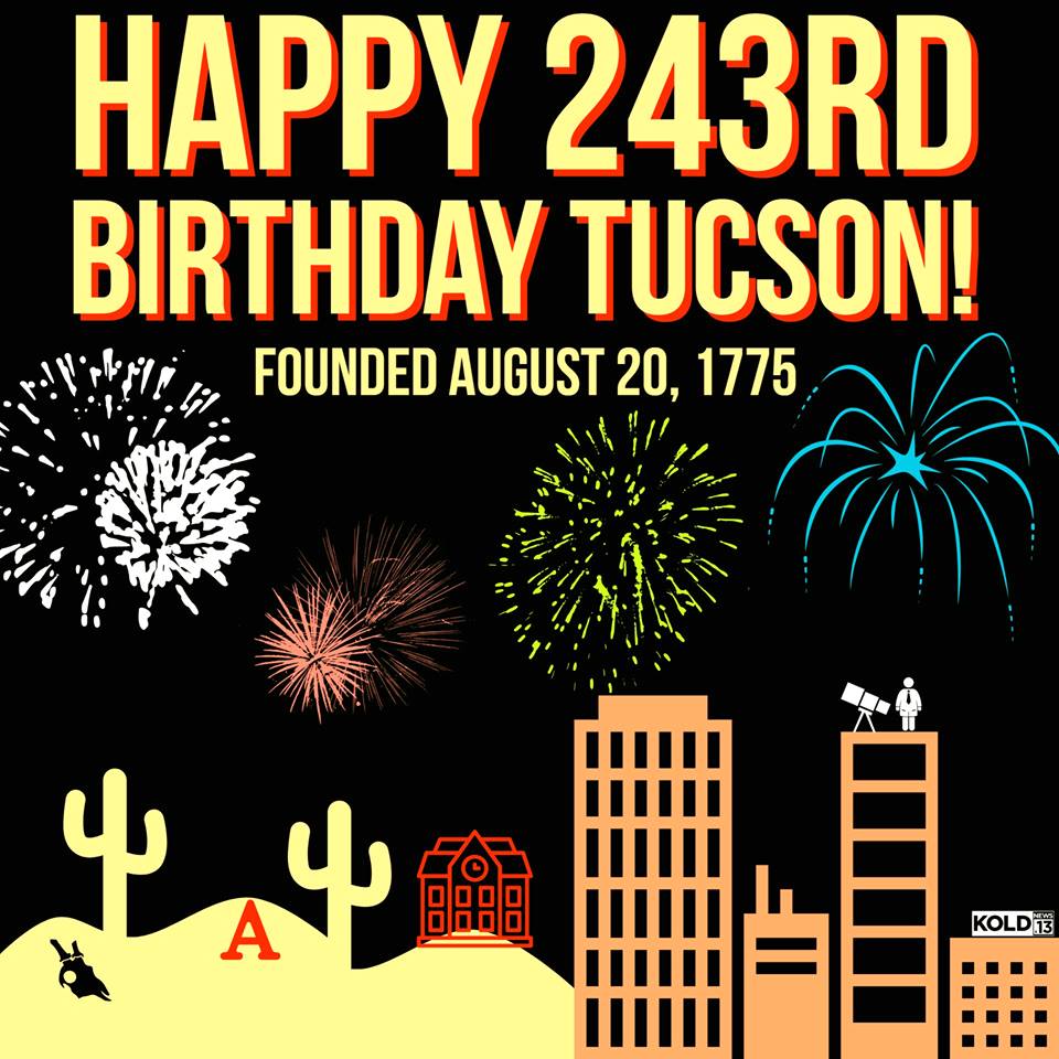 Happy birthday to my home, my birthplace, my beloved city of Tucson! #whyilovewhereilive