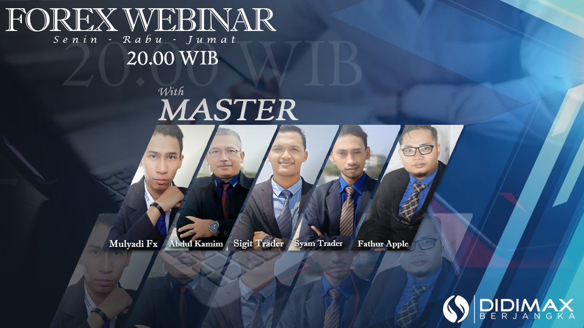 Fanisofyani's tweet photo. FOREX WEBINAR Didimax
banyak hal baru didunia Trading Forex termasuk Pergerakan yang kian tak terduga.

Nantikan FOREX WEBINAR
Hanya di DIDIMAX Broker You Can Trust

Memudahkan Anda untuk bertransaksi dimanapun dan kapanpun.

info:
wa / telegram : 089654566722 https://t.co/UYk0B1B1JR