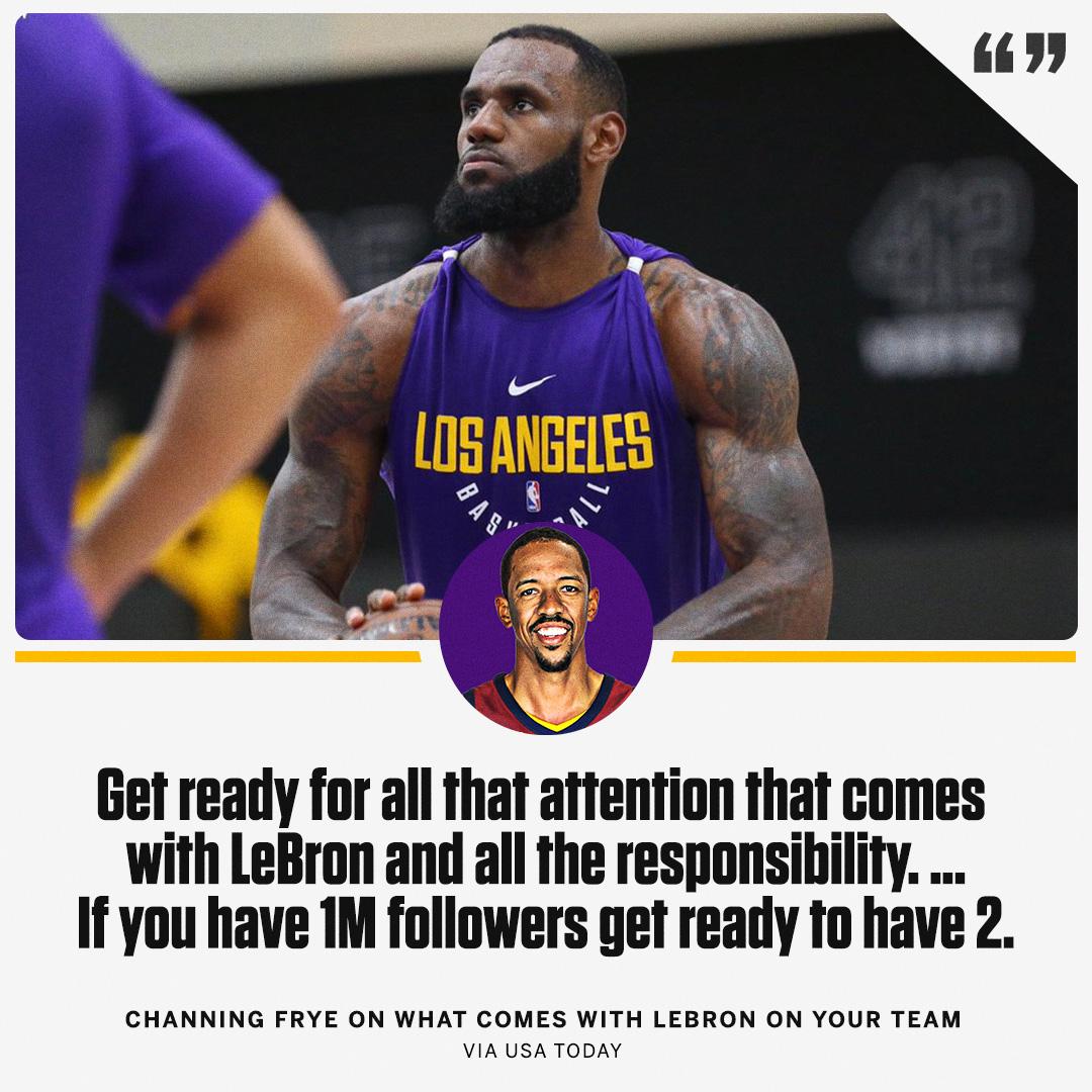 SportsCenter's tweet photo. The lights are brighter with LABron. https://t.co/CJz2y6y6JF