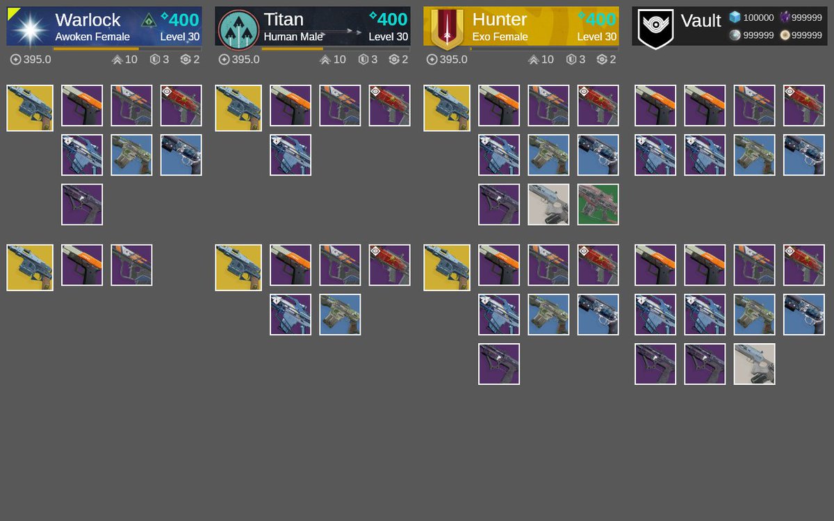 ThisIsDIM's tweet image. WIP: Moving a little further along with mocking up refreshed character cards.  

Emblem icon floats above bkgrd w/ shadow
XP progress bar is larger
Buffs like Well Rested added to Card
Updated power color to D2
Mobile UI fills width of screen.

What could we do differently?
