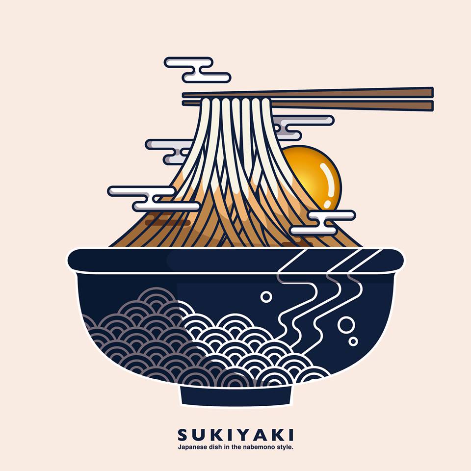 「Japanese Soul Food 」|Arimura Taishiのイラスト