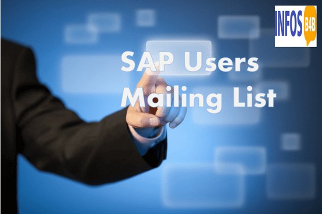 infosb4b's tweet image. Buy SAP Users Mailing List
Infos B4B has come up with the SAP Users Mailing List, to help the marketers contact the best prospects and update them with the upcoming products and relevant services. #buy #SAPUsersMailingList #SAPUsersList 
  bit.ly/2L72msx