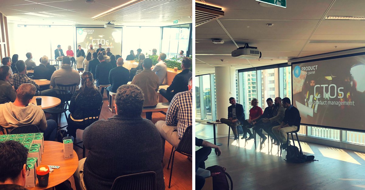 SilverRailTech's tweet photo. Great to be involved in today's #ProductTank Panel: CTOs on #prodmgmt meetup. Thank you @jaseclamp for organising and thank you #Expedia for hosting #BrisbaneProductTank #TechMeetup #SilverRail #AnExpediaGroupCompany https://t.co/EnZtFRwTvq