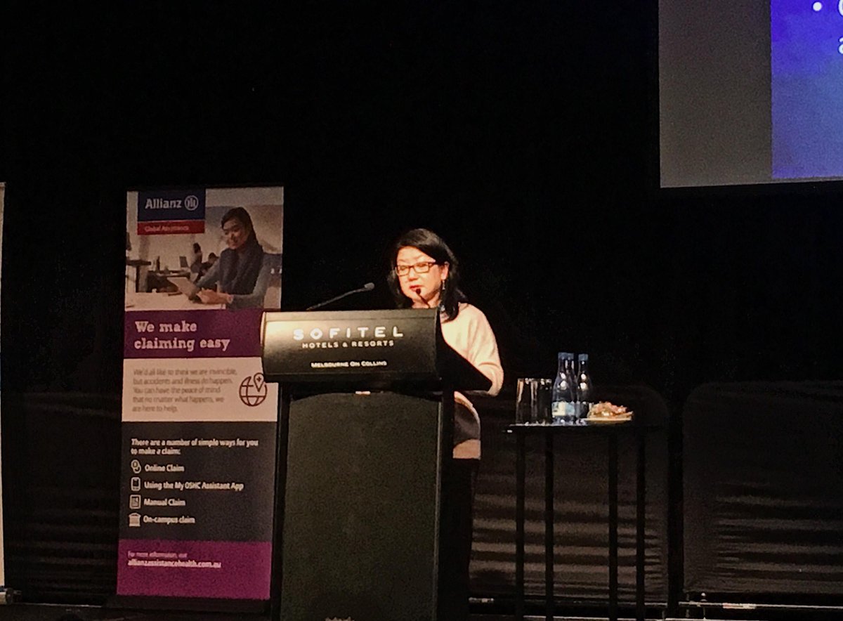 VISC2018's tweet image. Mary Ann Seow on behalf of @ISANAnational brought attention to Acts and legislations benefitting and protecting international students. Thank you, Mary Ann! 😀

#VISC2018 #conference #melbourne #victoria #leadership #internationalstudent #studentleader