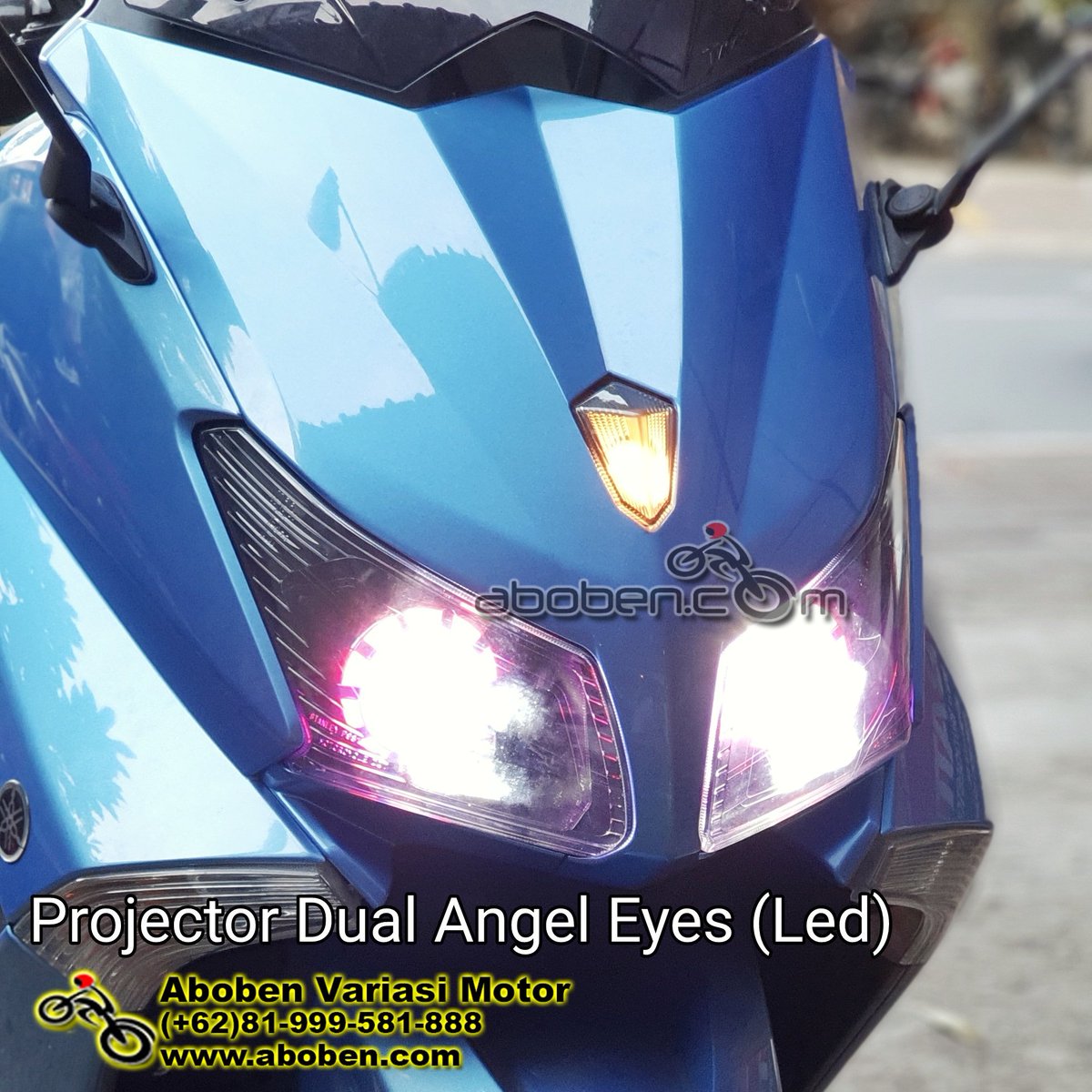 Aboben_Variasi's tweet photo. #AbobenVariasiMotor #VariasiMotor #AccessoriesMotor #AksesorisMotor #MotorModif #MotorModifikasi #ModifikasiMotorIndonesia #yamaha #honda #kawasaki #suzuki |โข| #tmax #projector #custom #headlamp #led https://t.co/qXUTt4aEAe