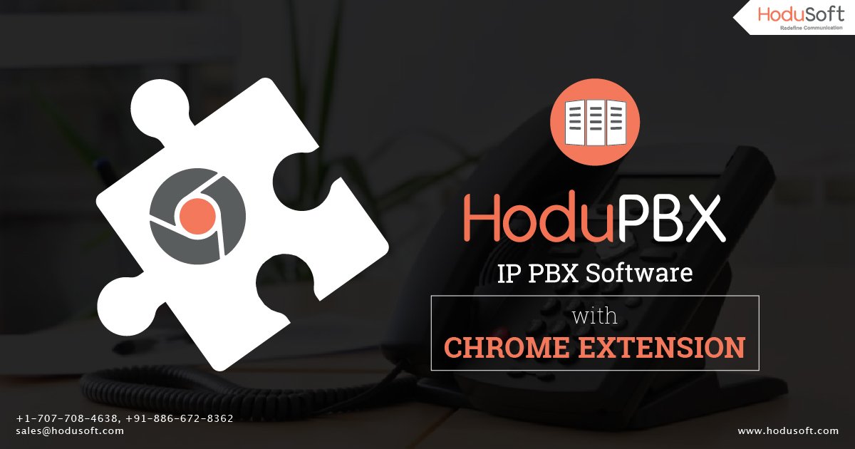hodusoft's tweet photo. One should definitely grab our #IPPBXSoftware called as #HoduPBX. It has some really cool features to give you an enhanced experience. Have a look at one of its feature - #ChromeExtension: https://t.co/PiKpTrzitM https://t.co/amGMF0w0Wt