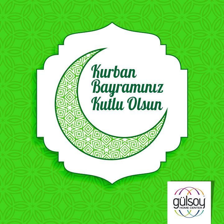 Sevdiklerinizle beraber mutlu bir bayram geçirmeniz dileğiyle, Kurban Bayramınız kutlu olsun...