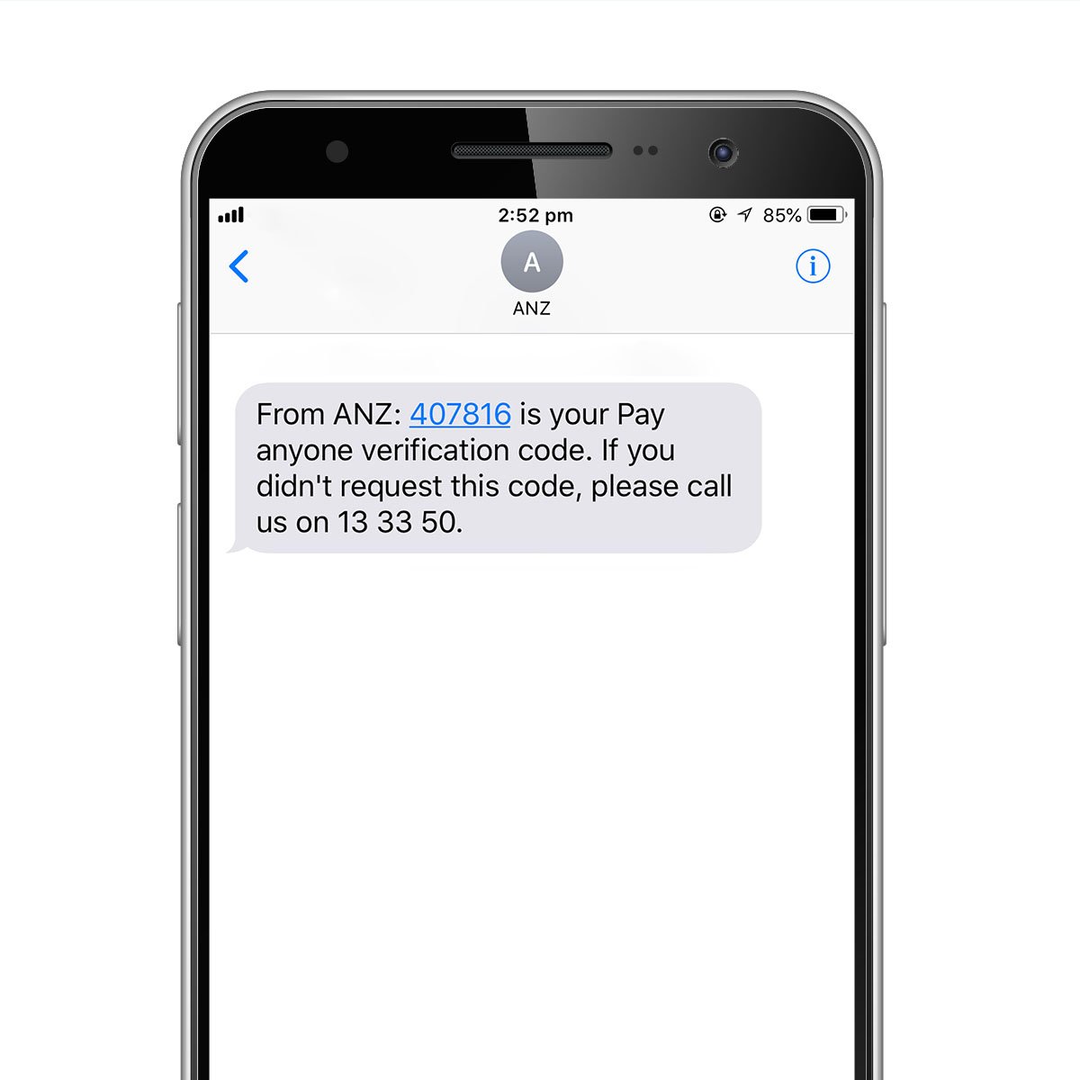 Have you received this text message? We’re making some changes so you may receive an SMS one-time passcode (verification code) to help verify some payments. Log in to Internet Banking to make sure your mobile phone number is up to date, see how here: anz.co/ij3K30lukgt