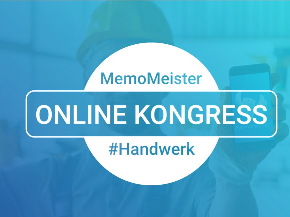 Heute Abend startet endlich der MemoMeister Online Kongress 2018 - Für Handwerksunternehmer. Schaut ab 19 Uhr rein. Um 19.40 Uhr erzählen Achim Schuth und ich Euch alles Wichtige über das Förderprogramm unternehmensWert:Mensch. Bis heute Abend. online-kongress.memomeister.com