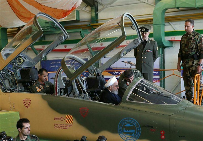  إيران تكشف عن "طائرة مقاتلة جديدة محلية الصنع" DlGnzQ-XoAE46YF