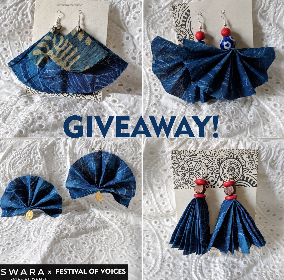 FOV_Delhi's tweet photo. For a chance to get your hands on two pairs of beautiful, ethically sourced earrings by Swara, join the #SWARAxFOVgiveaway! To participate, simply tag a strong woman in your life and tell us why she inspires you! 
Contest closes on 23rd August so hurry! https://t.co/l9iRSS8GrH
