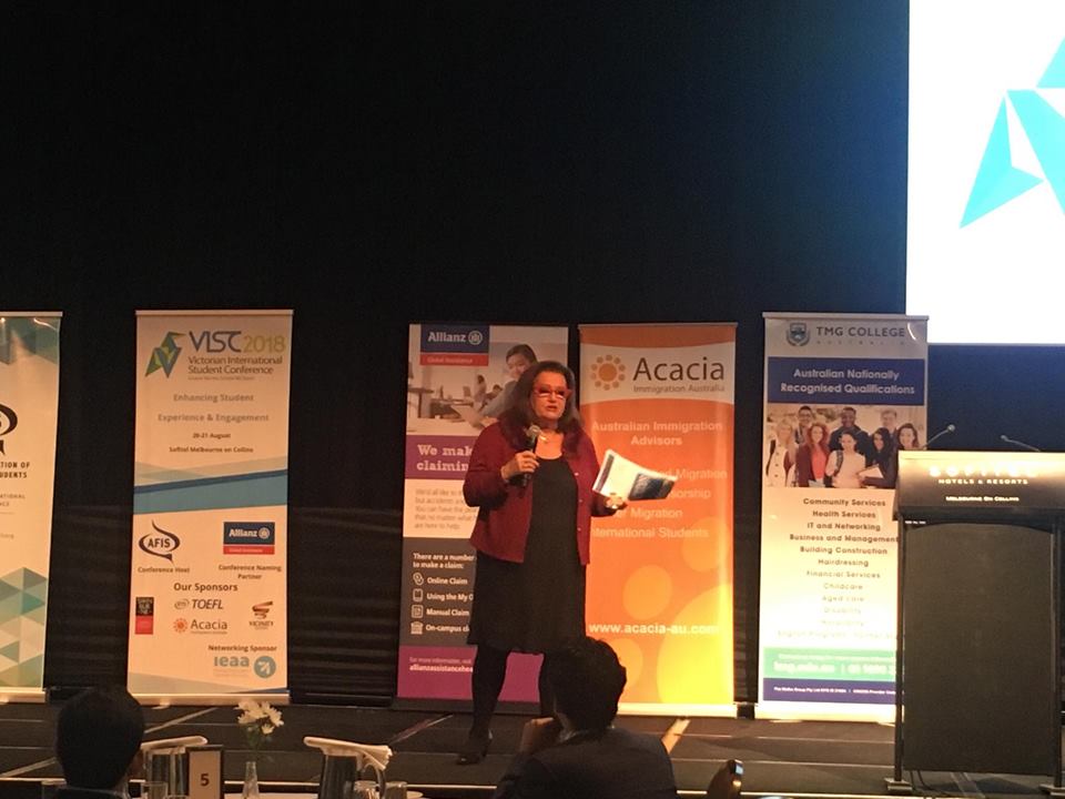 VISC2018's tweet image. Are you ready to start a career in an Australian workplace? Malka Lawrence (Founder of  TMG College, Australia), presenting on the topic, 'How to be Job Ready in Australian Workplace?'. Thank you Malka Lawrence for your insightful session!

#VISC2018
#Conference
#employment