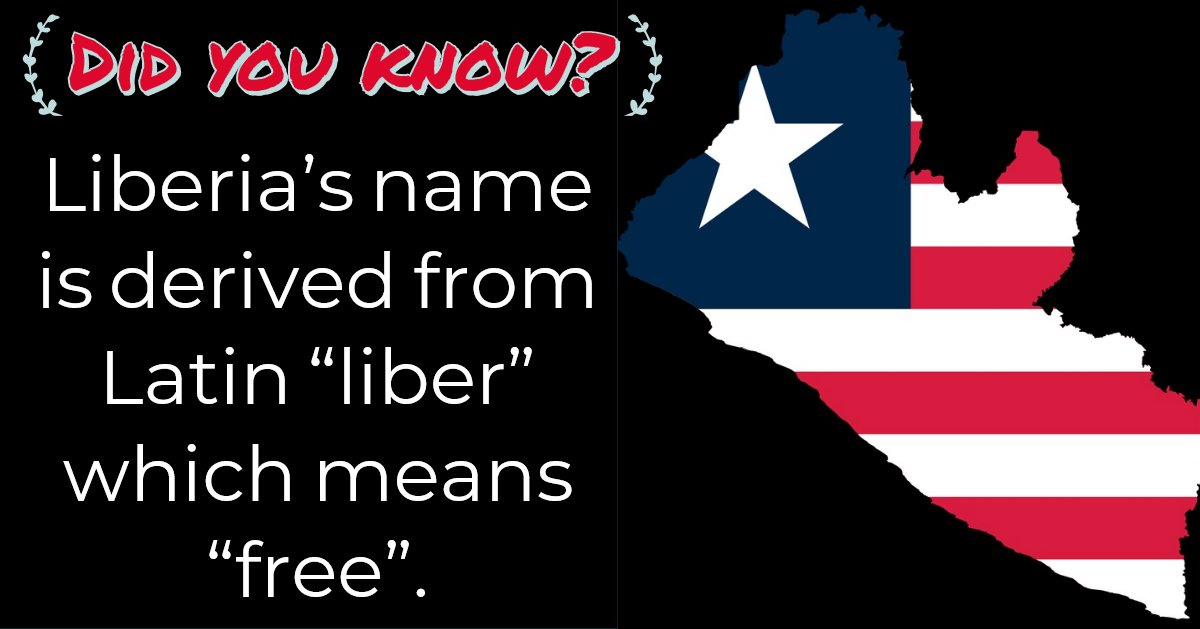 Multilog2's tweet image. #Liberia #Free #DidYouKnow