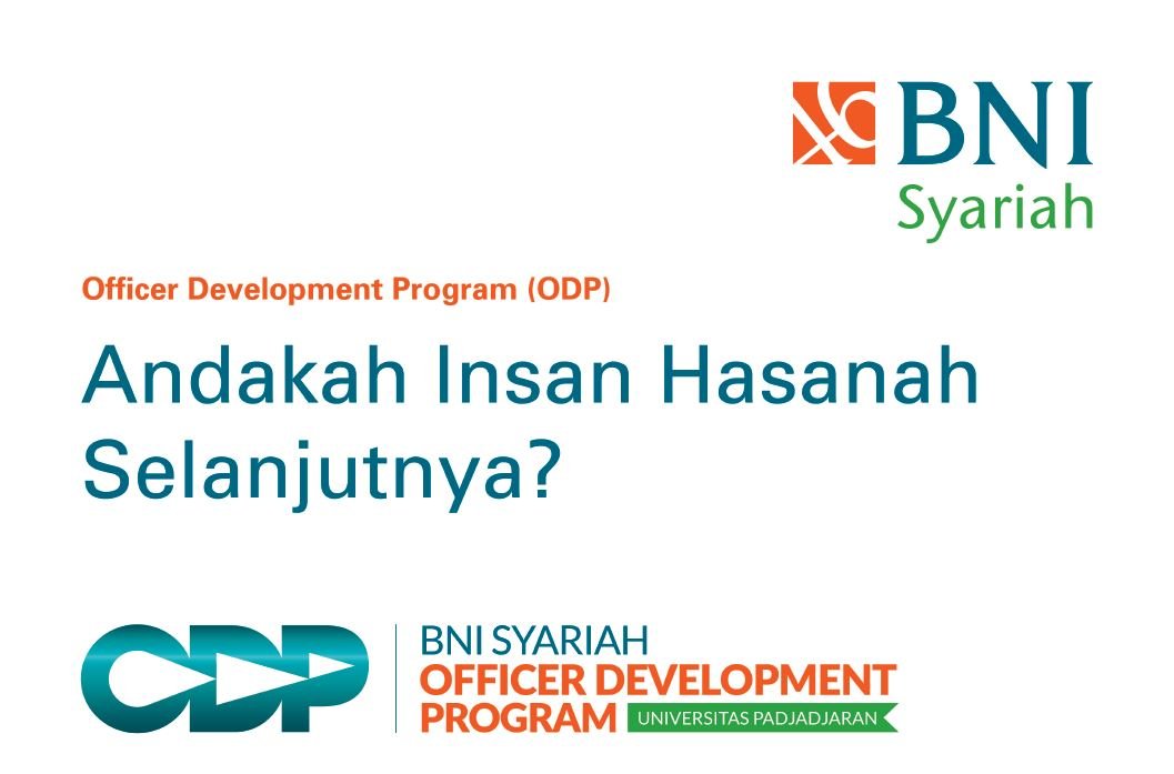 BNI Syariah, membuka kesempatan lowongan pekerjaan untuk ODP
cdc.unpad.ac.id/bni-syariah/