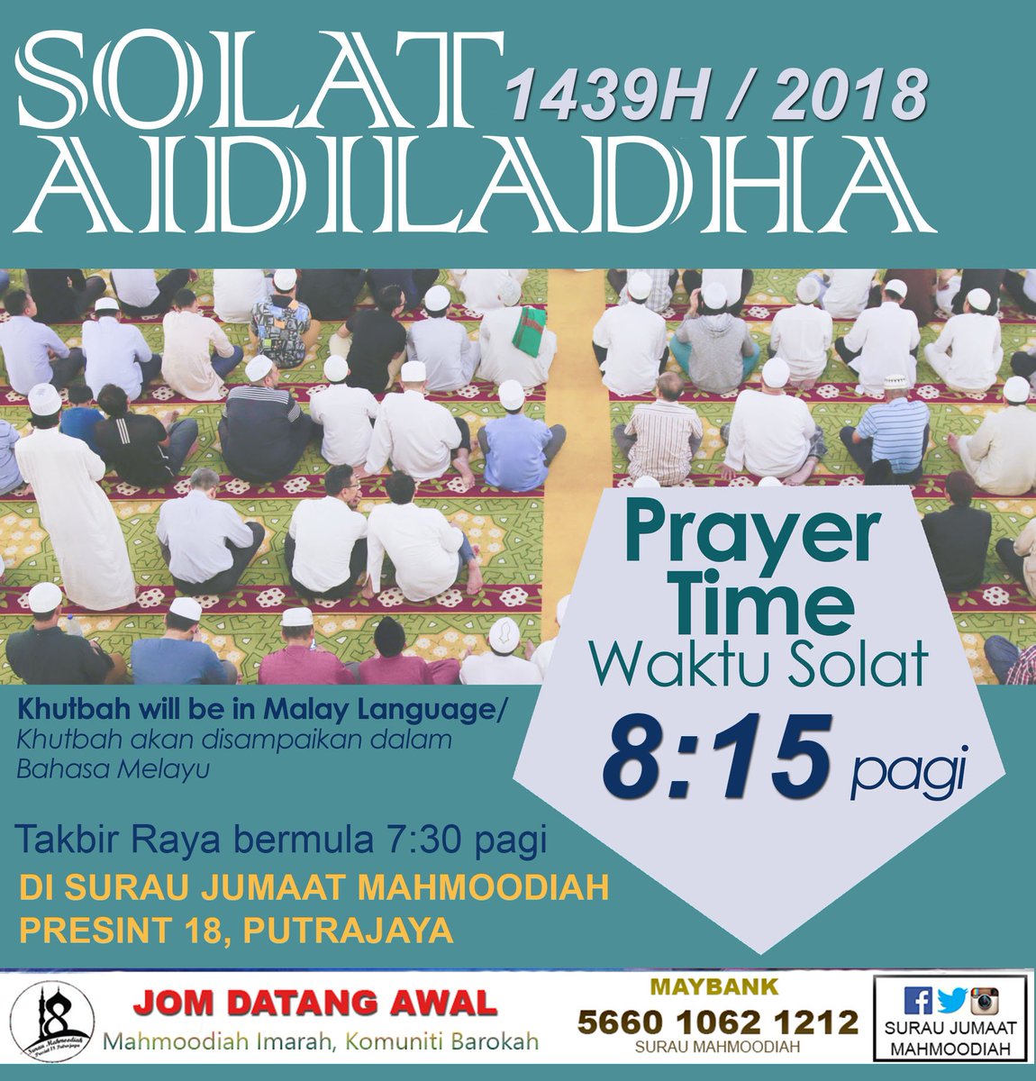 cara solat hari raya aidiladha