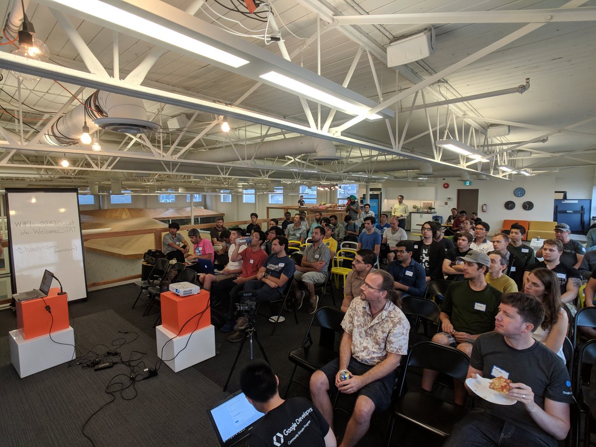 daveyedwards's tweet image. Our Cloud Next Extended was a success! We had 2 amazing speakers. @lmoroney talking about #machinelearning #tensorflow and @mikenikles on #CloudBuild at @getstat 

@gdgvancouver #vancouver #developers #ml @googlecloud #googledevelopergroup #googlenext18 #googlenext18extended