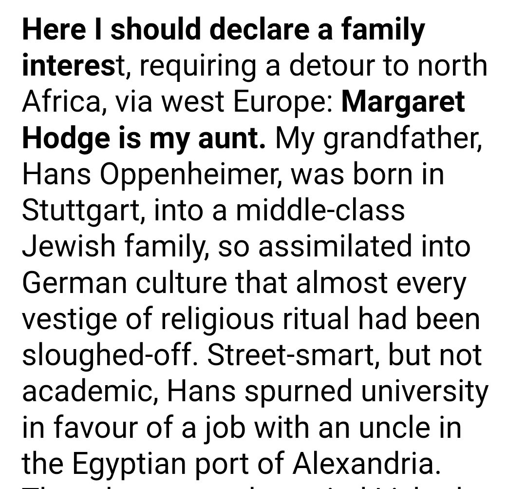 Here is David Edmond talking about his aunt, Margaret Hodge, again:Anything an Oppenheimer wants to do, an Oppenheimer can do!