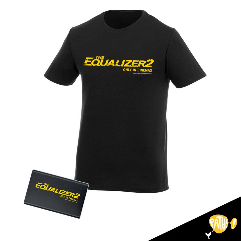 Pathenederland's tweet image. Retweet en maak kans op goodies van The Equalizer 2, bestaande uit een t-shirt en powerbank!