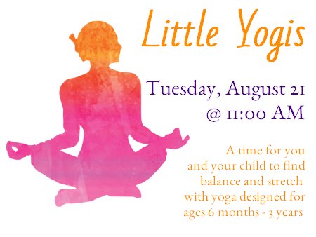alvin_library's tweet image. Rise and Shine with Little Yogis this morning at 11:00! #thealvinlibrary #babyyoga 4la.co/1MHG81