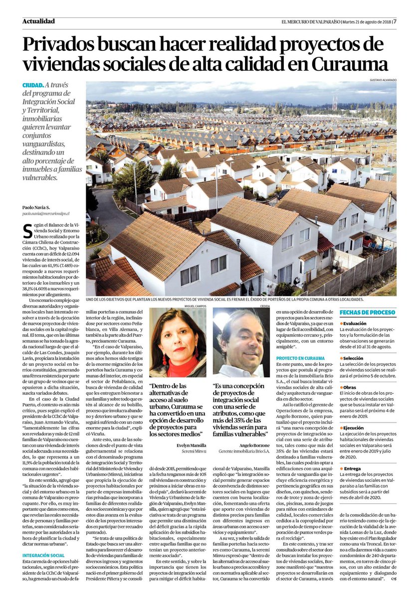 minvuvalparaiso's tweet photo. Privados buscan hacer realidad proyectos de viviendas sociales de alta calidad en Curauma Vía @mercuriovalpo 
Link: https://t.co/VBFatFy1pr 

#ChileLoHacemosTodos 
@Evelyn_Mansilla @Minvu @cmonckeberg @sebastianpinera https://t.co/IcLvCHqrBE