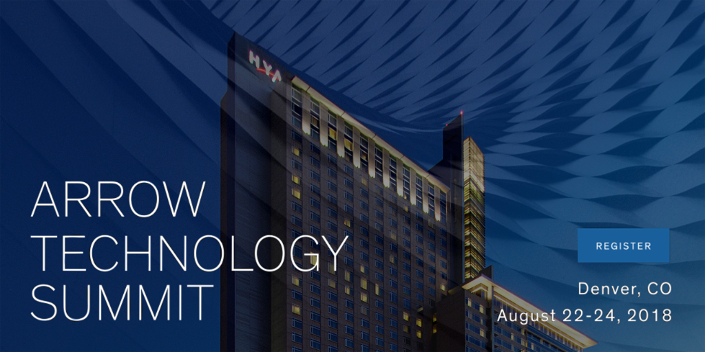ArrowECS's tweet photo. More than 200 unique companies are attending #ArrowTechSummit – we can't WAIT to see everyone in Denver tomorrow! To see who else will be there, visit https://t.co/RhI2NpvlUc. https://t.co/Tz3NfRUTzy