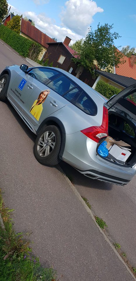 EmletonH's tweet photo. åter igen har vi laddat om bilen @KD2018 har fått många positiva kreds https://t.co/zYd2xpxIhX