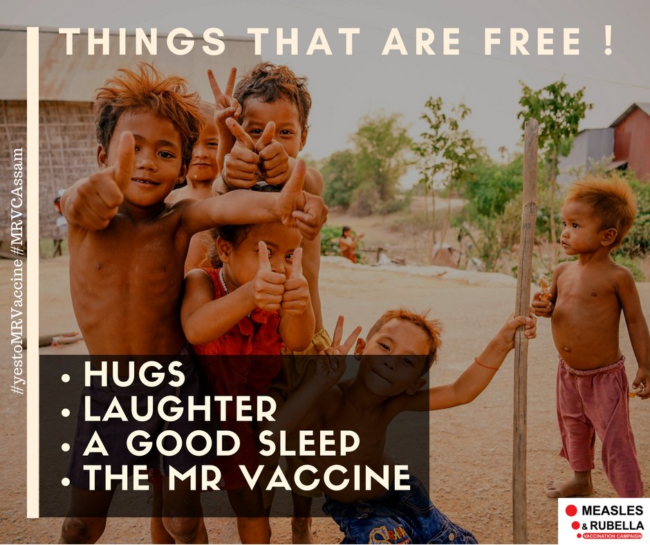 dhsfwassam's tweet photo. Measles and Rubella are deadly diseases responsible for numerous disabilities and deaths in children. The government, in an attempt to immunize children, is providing vaccine to children aged 9 months to 15 years, FREE OF COST.
#yestoMRvaccine #MRVCAssam #measles #rubella #Assam https://t.co/vsfkWOARMa