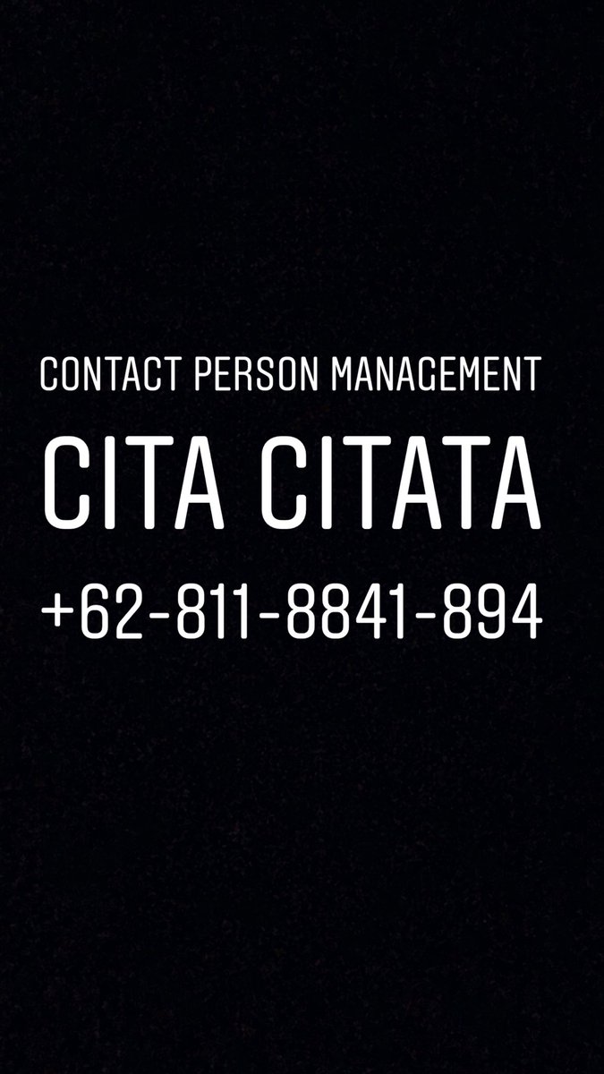 Dear all partner's 
Dengan ini saya informasikan pergantian team management saya , Krn mulai sekarang saya sudah di handle oleh team yg saya bangun sendiri.hal ini tidak merubah segala bentuk kerja sama yang sudah terjalin atau yang akan terjalin. 
Terimakasih