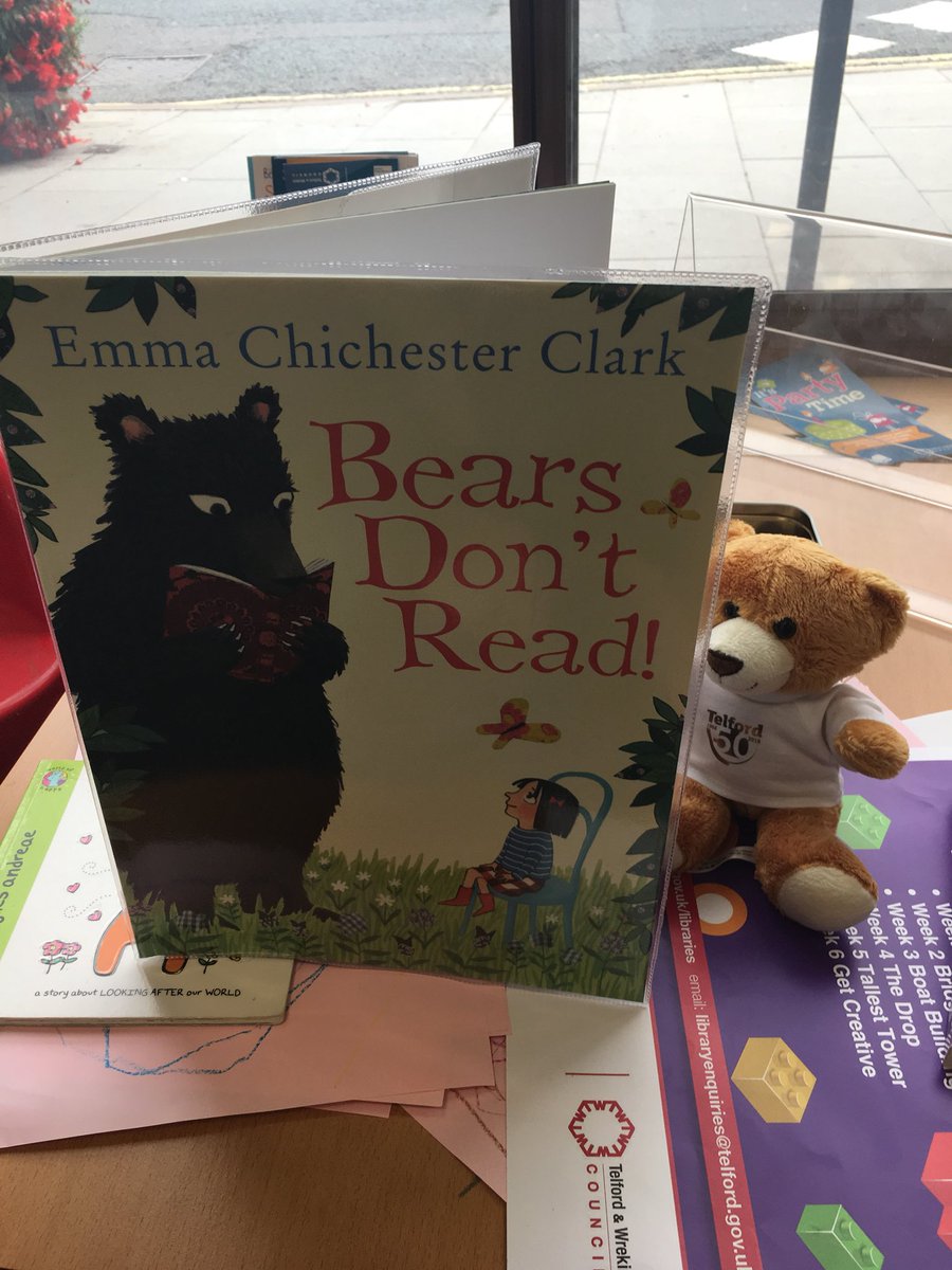 BeanstalkMids's tweet photo. We found #telfordted reading a book in #newportlibrary @telfordlibs - I wonder if he is doing the #summerreadingchallenge #telford50 @beanstalkreads #readgrowthrive @TelfCommunity https://t.co/mTib0WcHaf