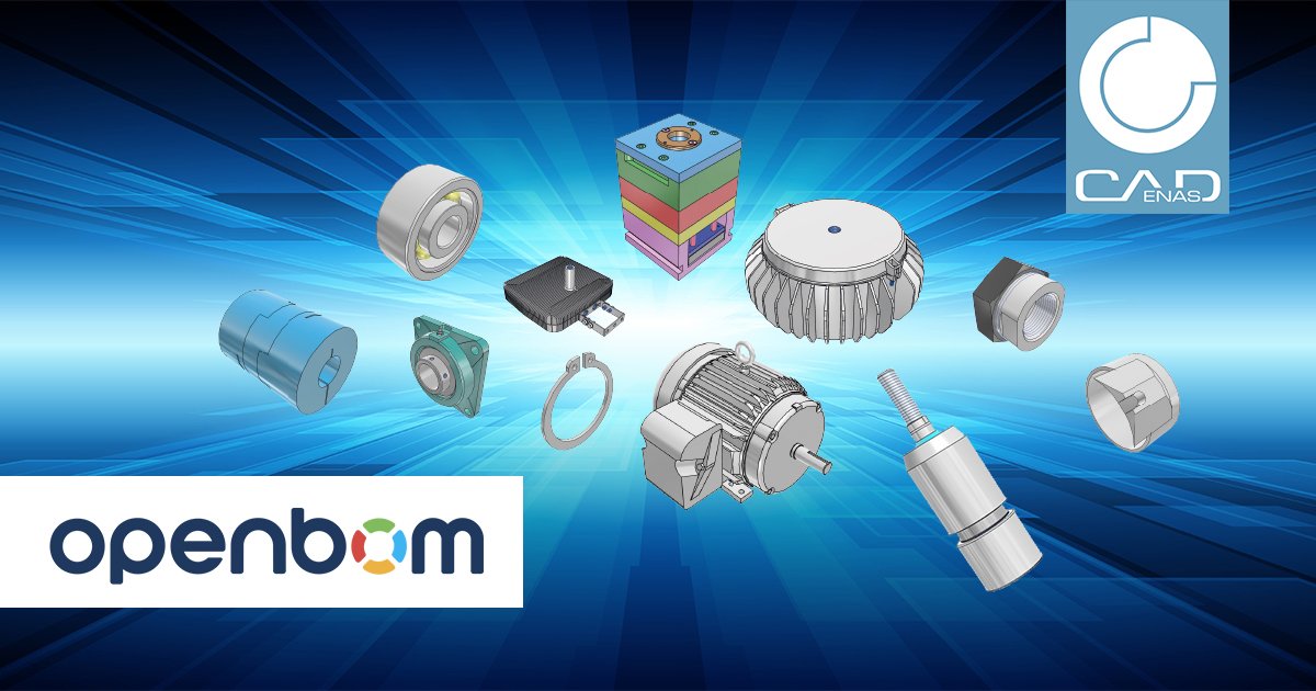CADENAS_COM's tweet photo. .@OpenBOM announces part catalog functionality enhancements powered by CADENAS. Users are now able to access an ever-increasing number of standard and purchased parts of more than 500 manufacturer-certified #CAD product catalogs. #BOM #BillsOfMaterials 
https://t.co/3066RGVBw7 https://t.co/jKIMY1spJe